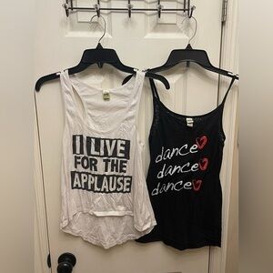 2 Kavio boutique dance tank tops size adult small
